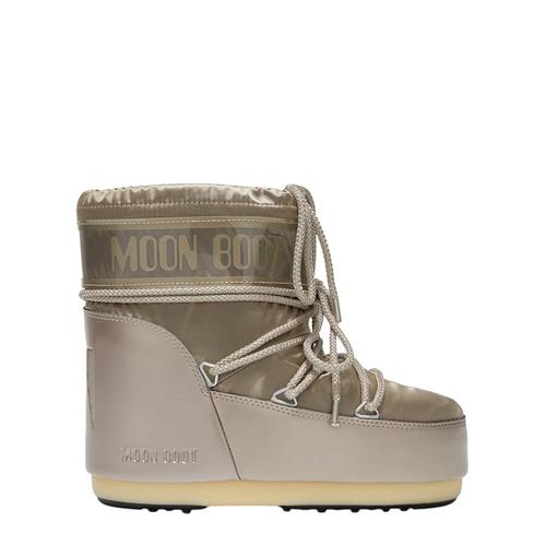 Moon Boot Icon Nylon Lave Støvler Glance Platinum | Guld | 33-35 EU