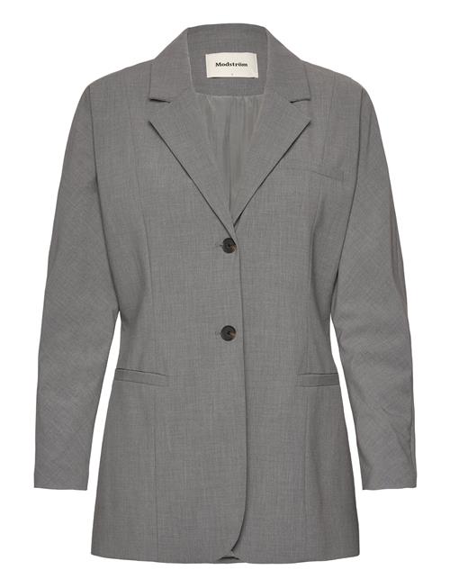 Se Modström Bennymd Blazer Modström Grey ved Booztlet