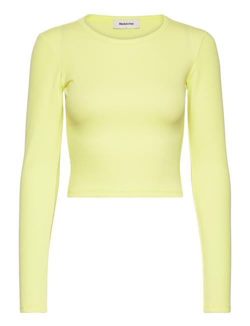 Igormd Ls Crop Top Modström Yellow