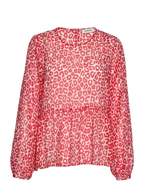 Lana Print Top Modström Red