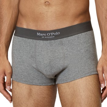 Marc O'Polo Marc O Polo Men Iconic Rib Trunks 2P Grå bomuld Medium Herre