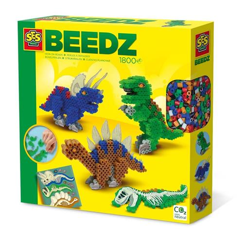 Se SES Creative BEEDZ Dinosaurs Påstryget Perle |  | 6-10 ved Babyshop