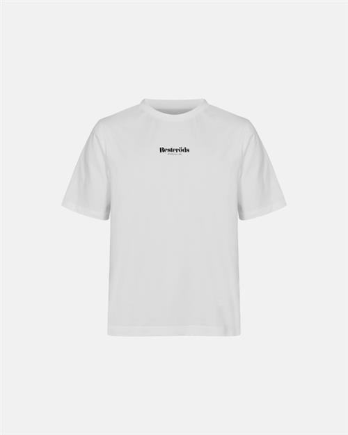 Logo "Mid Sleeve" Tee | 100 økologisk bomuld | Hvid