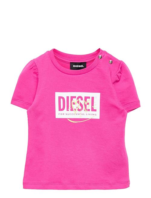 Diesel Tridgeb T-Shirt Diesel Pink