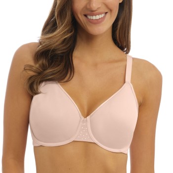 Wacoal Bh Back Appeal Minimizer Bra Rosa nylon C 80 Dame