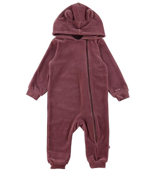 Se Smallstuff Smallstuff Heldragt - Velour - Dark Rose ved KidsWorld