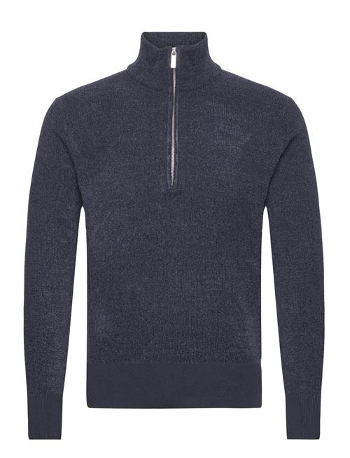 Selected Homme Slhrodney Ls High Neck Half Zip W Selected Homme Navy