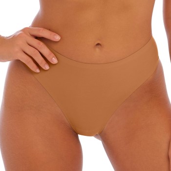 Fantasie Trusser Smoothease Invisible Stretch Thong Lysbrun  polyamid One Size Dame