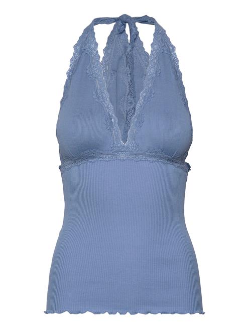 Rosemunde Silk Halter Neck W/ Lace Rosemunde Blue