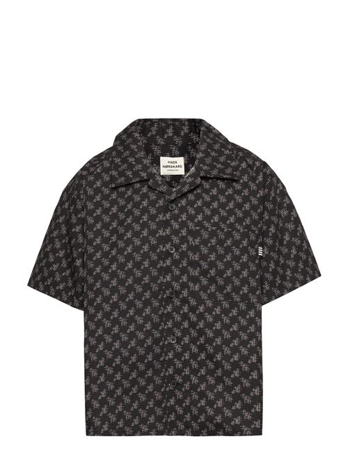 Mads Nørgaard Aop Poplin Skully Shirt Mads Nørgaard Black