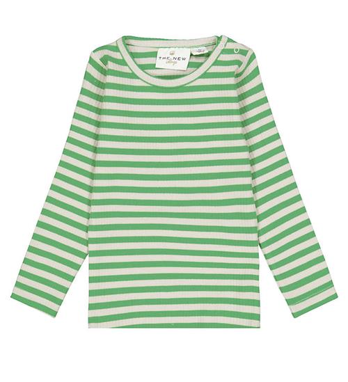 Se The New Bluse - TNSFinn Rib - Bright Green ved KidsWorld