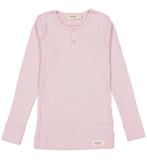Se MarMar Bluse - Modal - Rib - Lilac Bloom ved KidsWorld