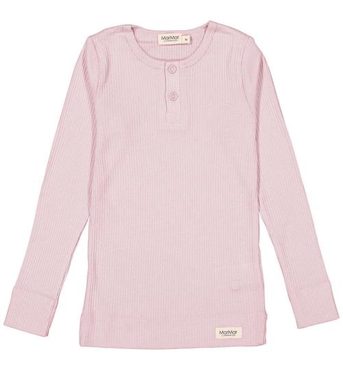 Se MarMar MarMar Bluse - Modal - Rib - Lilac Bloom ved KidsWorld