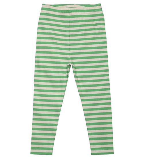 Se The New Leggings - TNSFinn Rib - Bright Green ved KidsWorld