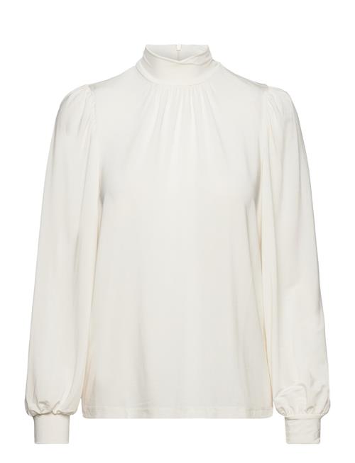 Selected Femme Slfsaya Ls High Neck Top Selected Femme White