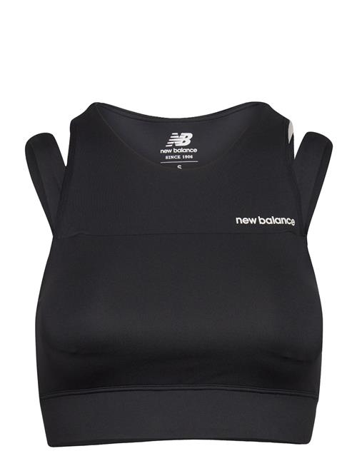 New Balance Shape Shield Crop Bra New Balance Black