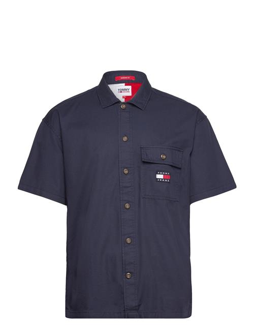 Tommy Jeans Tjm Classic Solid Ss Overshirt Tommy Jeans Navy