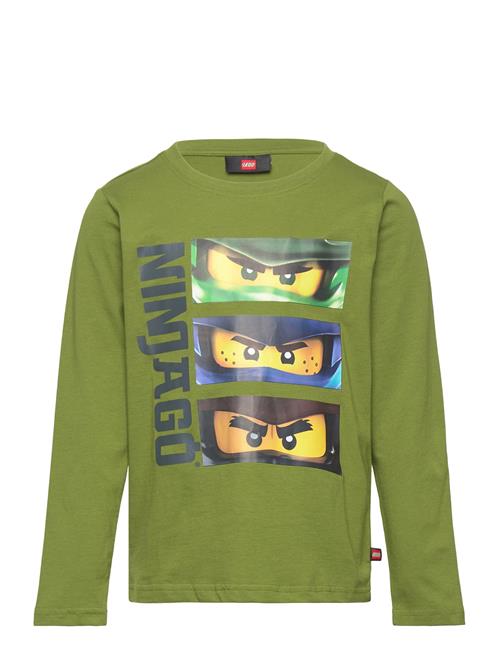 Se LEGO kidswear Lwtano 107 - T-Shirt L/S LEGO Kidswear Green ved Booztlet