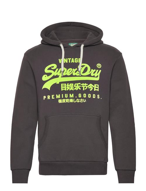 Se Superdry Neon Vl Hoodie Superdry Black ved Booztlet