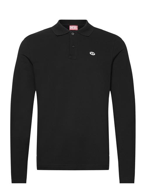 T-Smith-Ls-Doval-Pj Polo Shirt Diesel Black