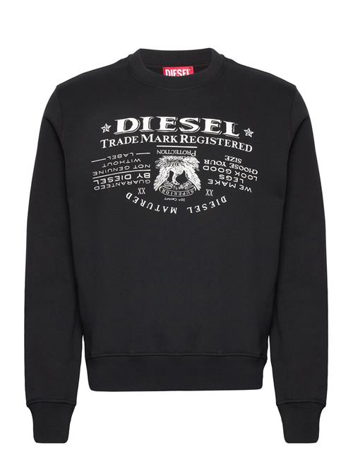 Se Diesel S-Ginn-L2 Sweat-Shirt Diesel Black ved Booztlet