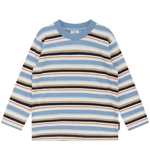 Se Hust and Claire Hust and Claire Bluse - HCAnton - Faded Blue m. Striber ved KidsWorld