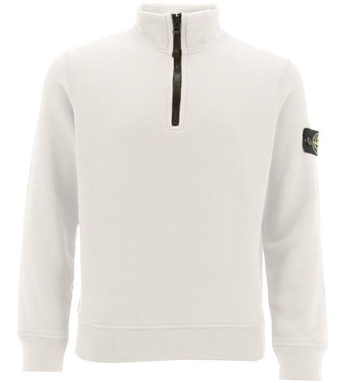 Stone Island Stone Island Sweatshirt m. LynlÃ¥s - Hvid