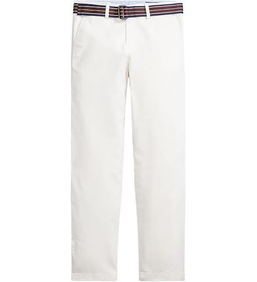 Polo Ralph Lauren Bukser - Bedford - C Core - Hvid m. BÃ¦lte