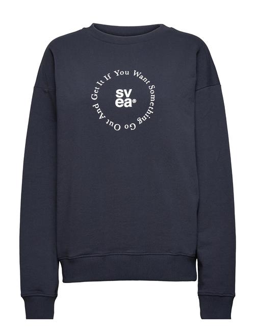 Svea W. Over D Crew Neck Svea Blue