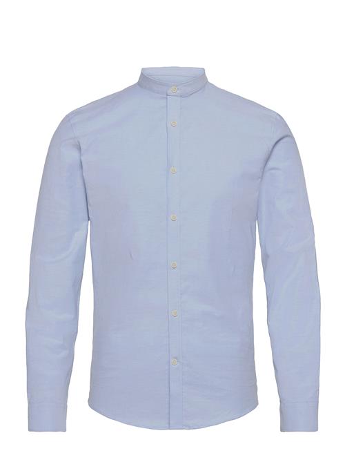 Lindbergh Yarn Dyed Oxford Superflex Shirt L/ Lindbergh Blue