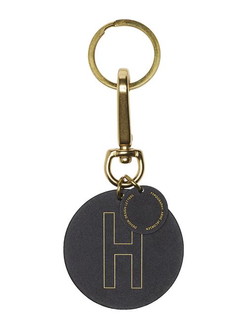 Se Design Letters Personal Key Ring & Bagtag Design Letters Black ved Booztlet