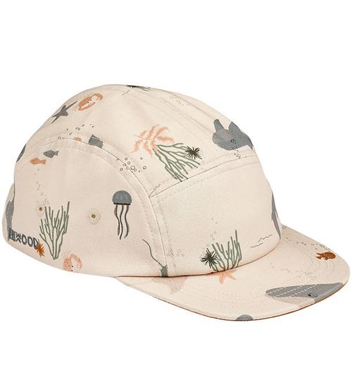 Se Liewood Kasket - Rory Printed Cap - Sea Creature/Sandy ved KidsWorld