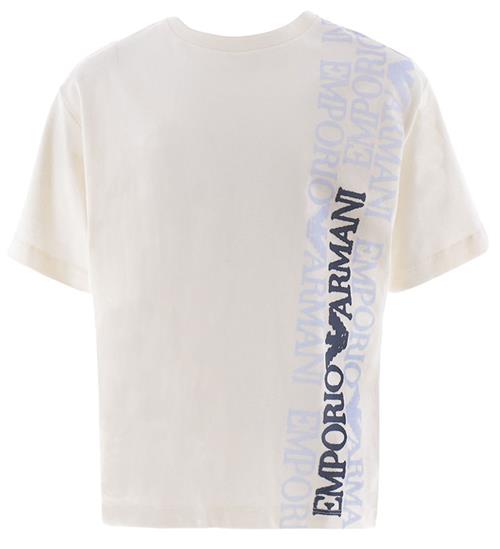 Se Emporio Armani Emporio Armani T-shirt - Hvid m. Print ved KidsWorld