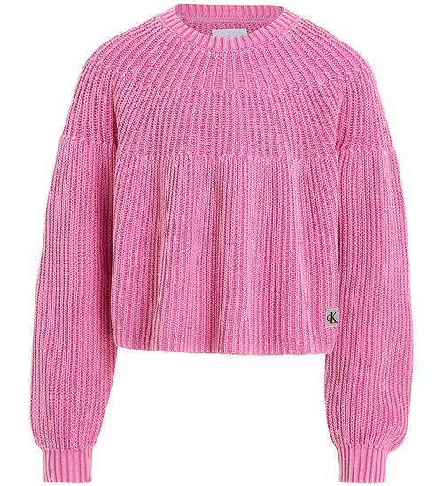 Se Calvin Klein Bluse - Strik - Pink Amour ved KidsWorld