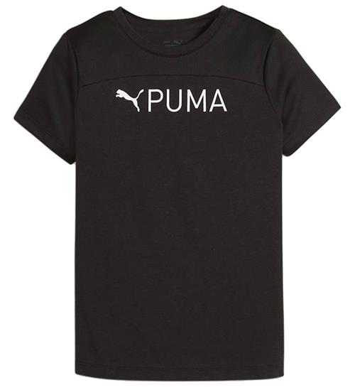 Se Puma Puma T-shirt - Fit Tee G - Sort ved KidsWorld