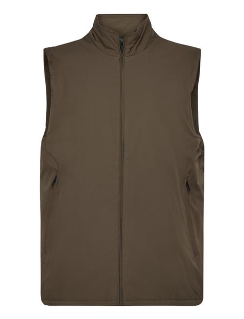 Mango Lightweight Quilted Water-Repellent Quilted Gilet Mango Khaki