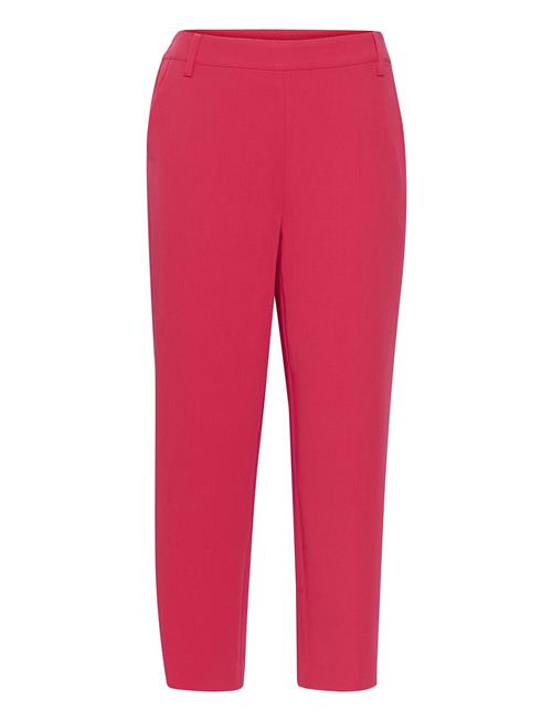 Se Kaffe Kasakura Hw Cropped Pants Kaffe Pink ved Booztlet