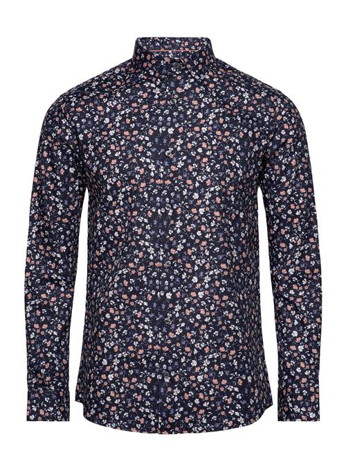 Jack & Jones Jprblanordic Print Shirt L/S Sn Jack & J S Navy