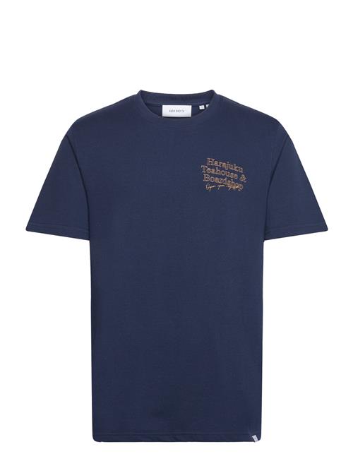 Les Deux Harajuku T-Shirt Les Deux Navy