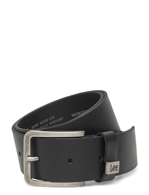 Se Lee Jeans Small Logo Belt Lee Jeans Black ved Booztlet