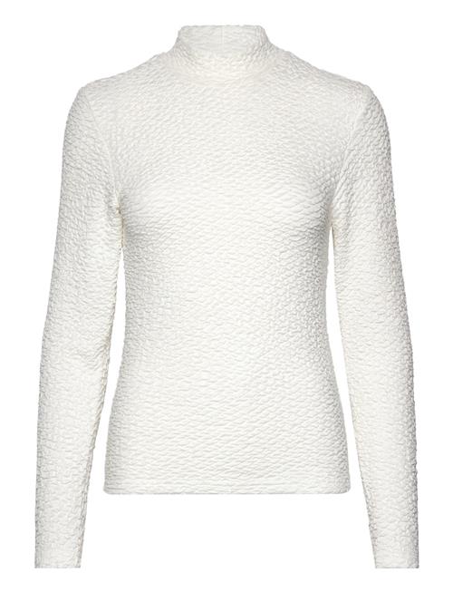 Selected Femme Slfginny Ls High Neck Top Noos Selected Femme White