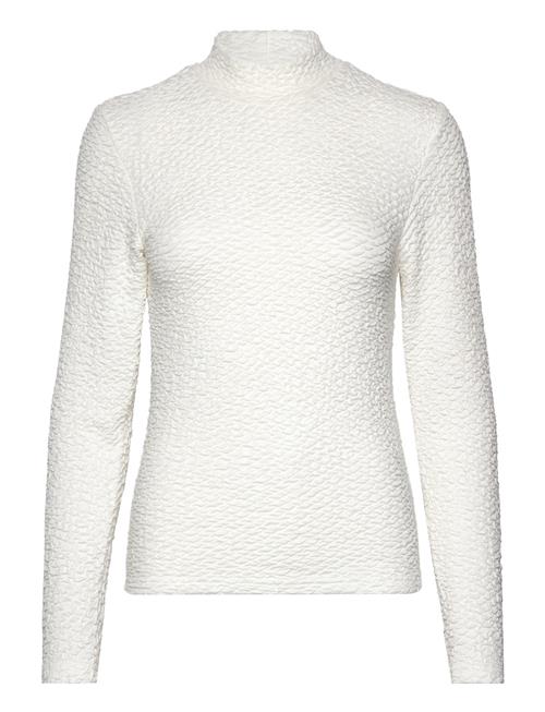 Se Slfginny Ls High Neck Top Noos Selected White ved Booztlet