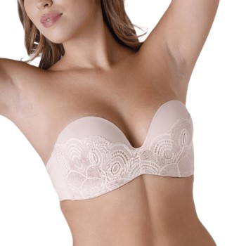 Wonderbra Bh Refined Glamour Ultimate Strapless Bra Beige B 80 Dame