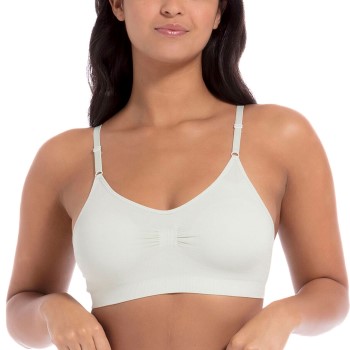 Magic Bh Comfort Bra Spaghetti Straps Bamboo Lysegrøn Medium Dame