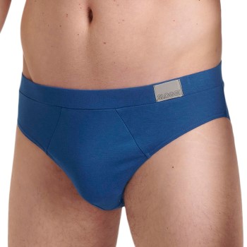 Sloggi 2P For Men GO Natural Brief Blå bomuld Small Herre