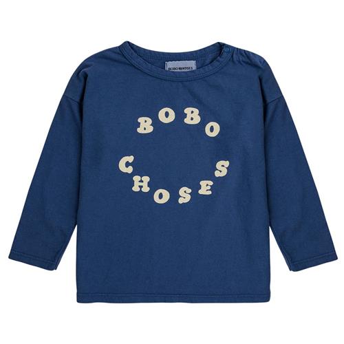 Se Bobo Choses Bobo Choses Circle Langærmet Baby T-shirt Blå | Blå | 6 months ved Babyshop