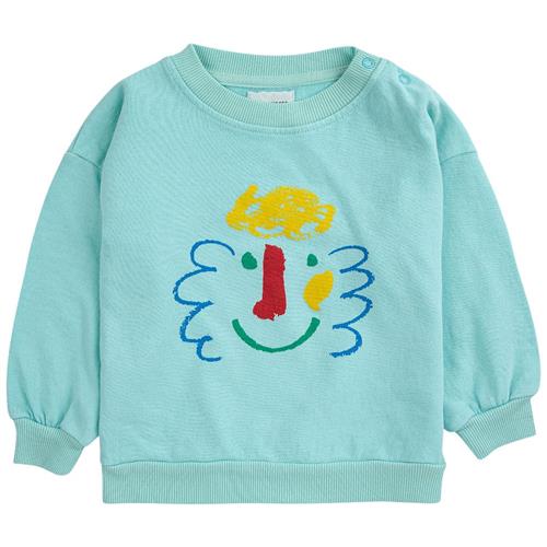 Bobo Choses Happy Mask Baby Sweatshirt Blå | Blå | 12 months