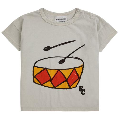 Bobo Choses Play The Drum Baby T-shirt Beige | Beige | 6 months