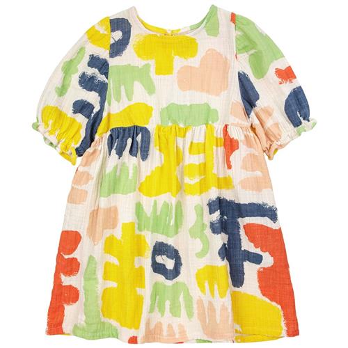 Se Bobo Choses Carnival Mønstret Kjole Naturhvid |  | 4-5 years ved Babyshop