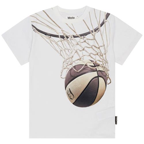 Molo GOTS Riley T-shirt Basket Net | Hvid | 104 cm